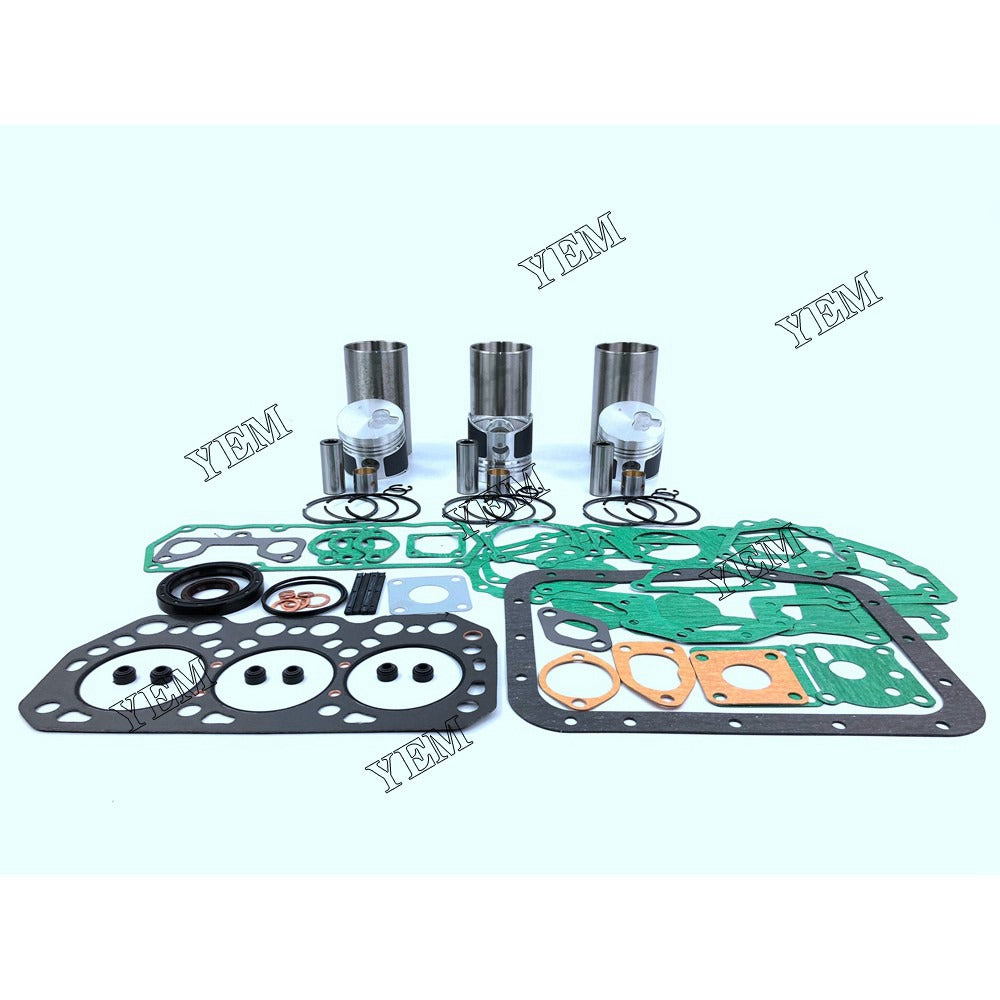 K3M-IDI Overhaul Kit With Gasket Set For Mitsubishi 3 cylinder diesel engine parts For Mitsubishi