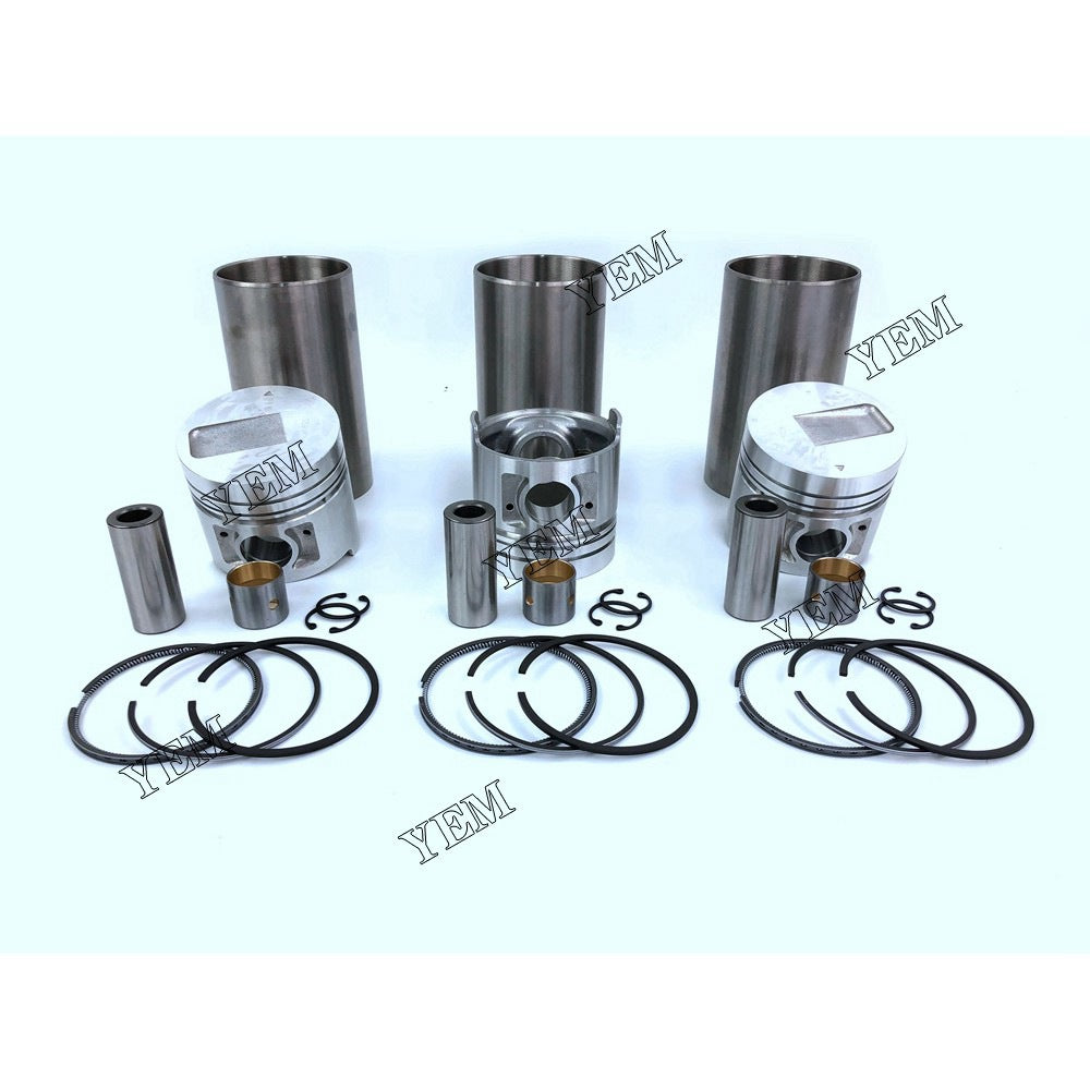 S3Q Cylinder Liner Kit For Mitsubishi 3 cylinder diesel engine parts