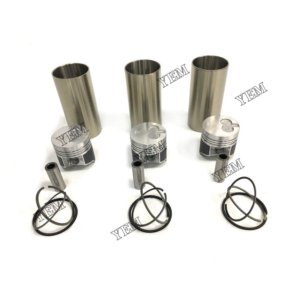 3KB1 Cylinder Liner Kit For Isuzu 3 cylinder diesel engine parts