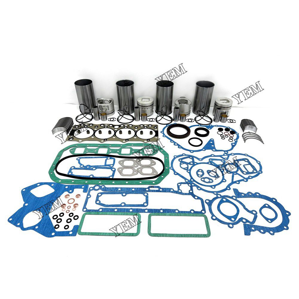 4BE1 Overhaul Rebuild Kit With Gasket Set Bearing For Isuzu 4 cylinder diesel engine parts