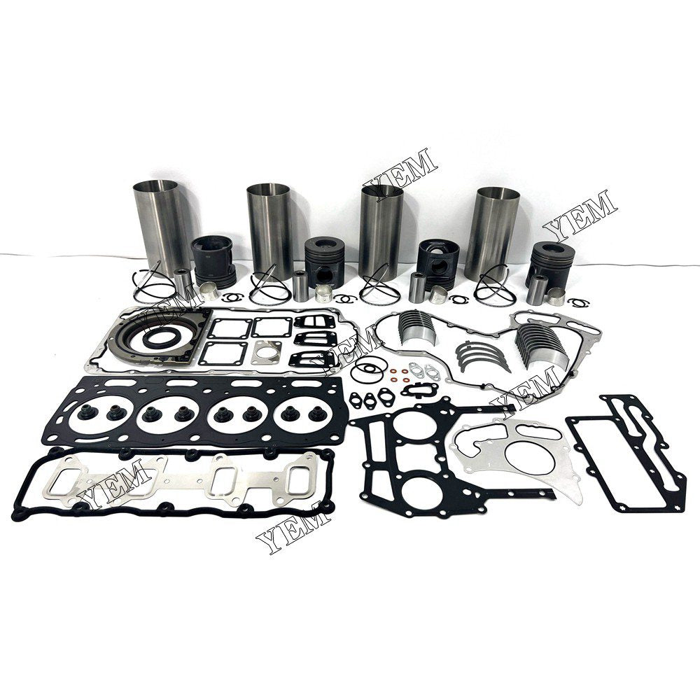 1104C-44 Overhaul Rebuild Kit With Gasket Set Bearing For Perkins 4 cylinder diesel engine parts