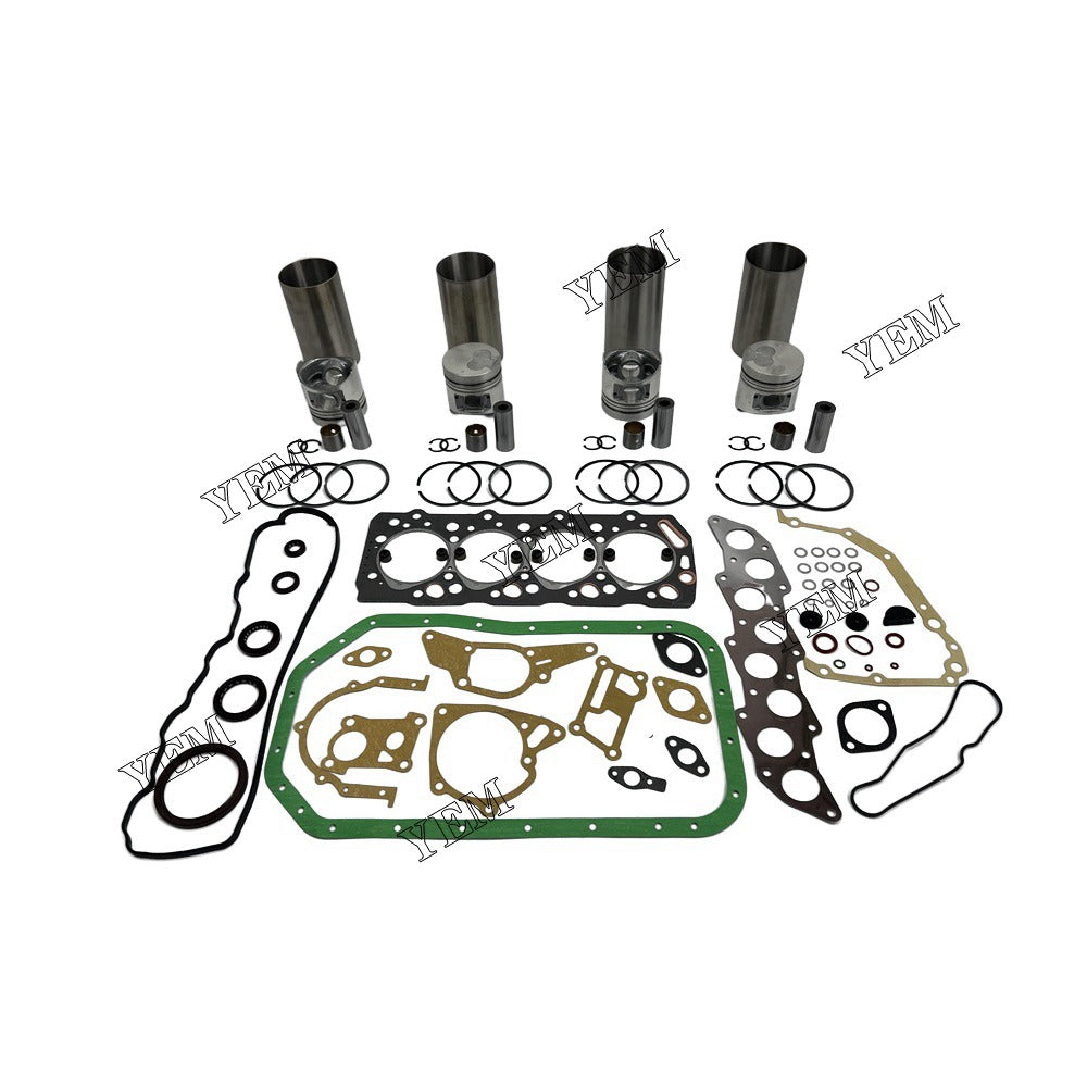 4D56 Overhaul Kit With Gasket Set For Mitsubishi 4 cylinder diesel engine parts For Mitsubishi