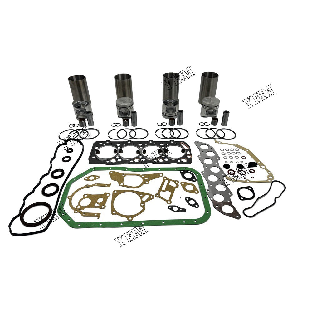4D56 Overhaul Kit With Gasket Set For Mitsubishi 4 cylinder diesel engine parts For Mitsubishi