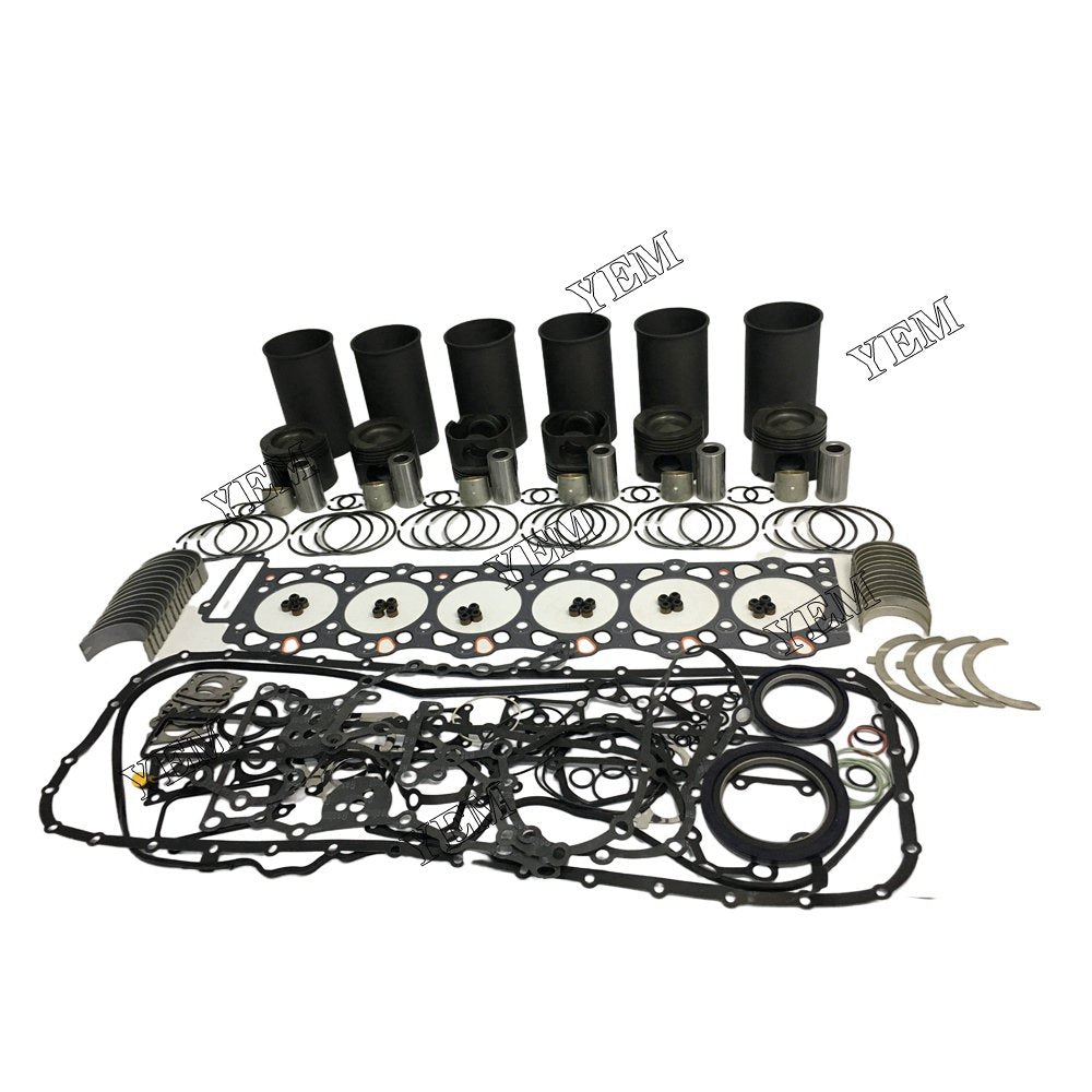 E13C Overhaul Rebuild Kit With Gasket Set Bearing For Hino 6 cylinder diesel engine parts