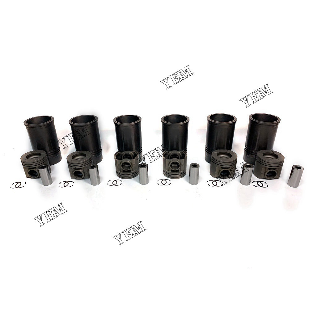 6D140 Cylinder Liner Kit For Komatsu 6 cylinder diesel engine parts