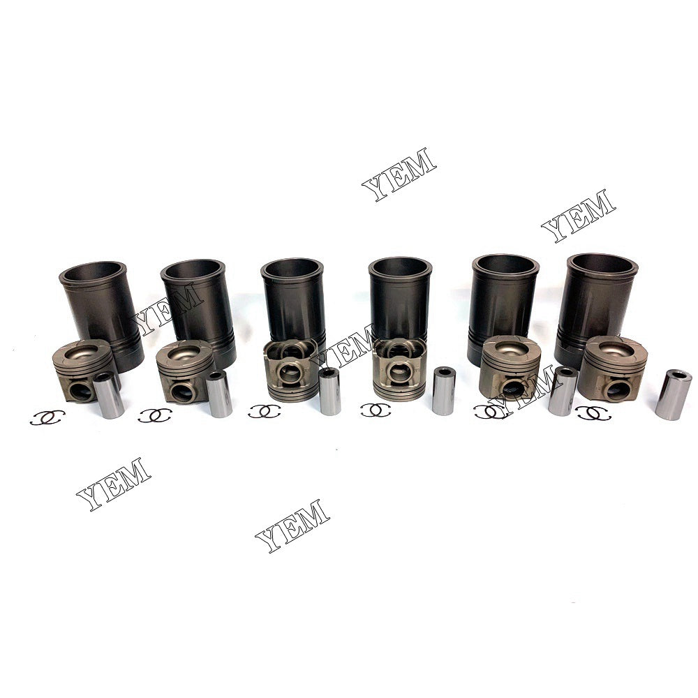 6D140 Cylinder Liner Kit For Komatsu 6 cylinder diesel engine parts For Komatsu