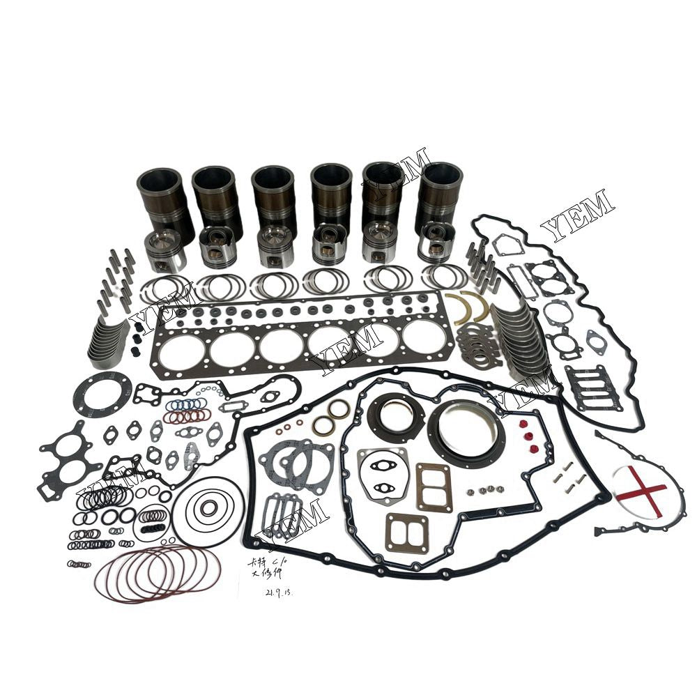 C10 Overhaul Rebuild Kit With Full Gasket Bearing For Caterpillar 6 cylinder diesel engine parts