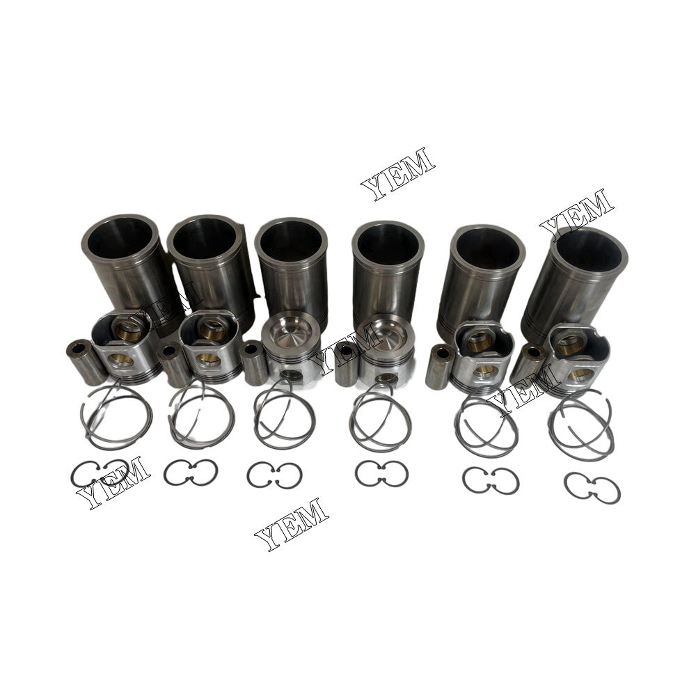 3406 Cylinder Liner Kit For Caterpillar 6 cylinder diesel engine parts