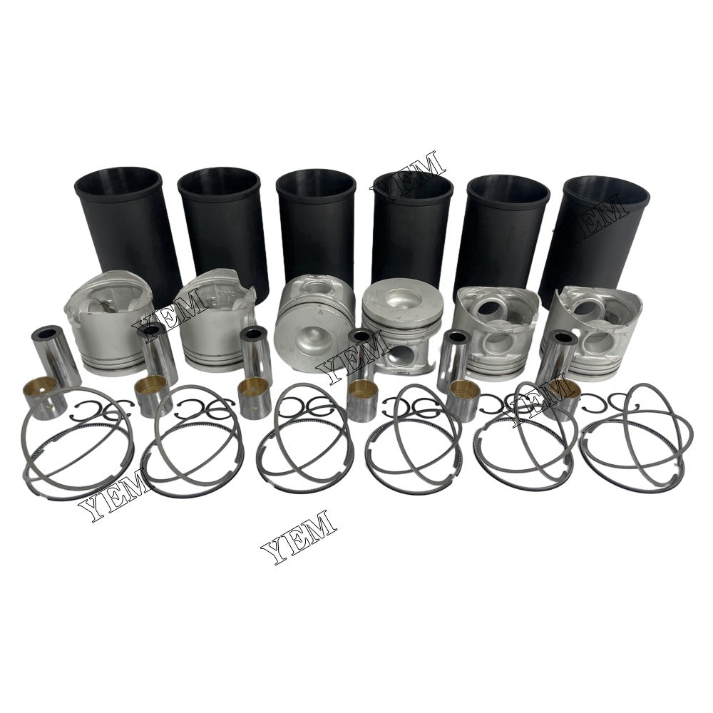 6M61 Cylinder Liner Kit For Mitsubishi 6 cylinder diesel engine parts For Mitsubishi