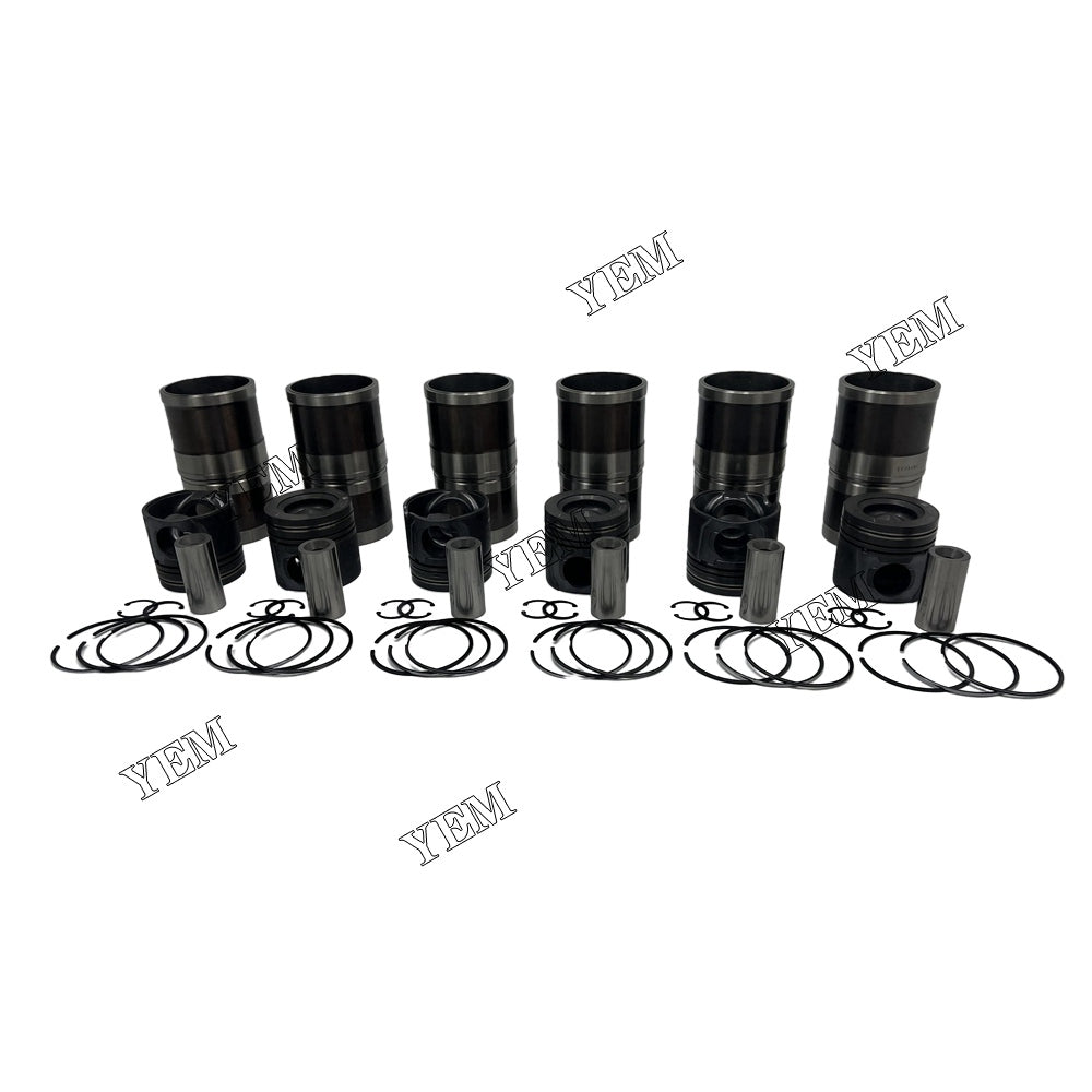 QSL9.3 Cylinder Liner Kit For Cummins 6 cylinder diesel engine parts