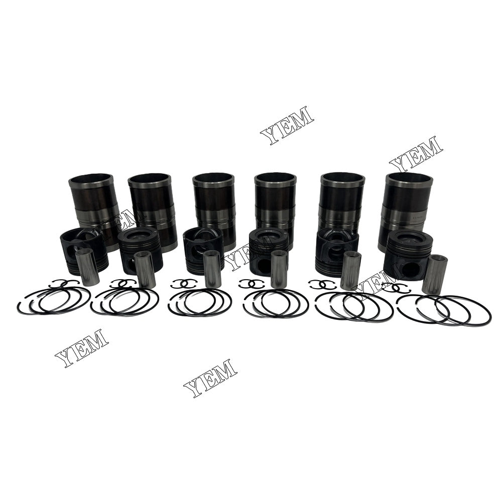 QSL9.3 Cylinder Liner Kit For Cummins 6 cylinder diesel engine parts For Cummins