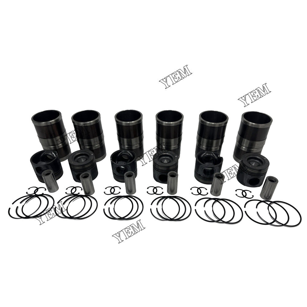 QSL9.3 Cylinder Liner Kit For Cummins 6 cylinder diesel engine parts For Cummins