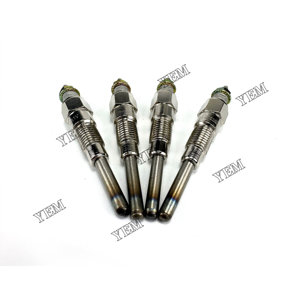4X For Kubota V1505 Glow Plug Diesel engine parts For Yanmar