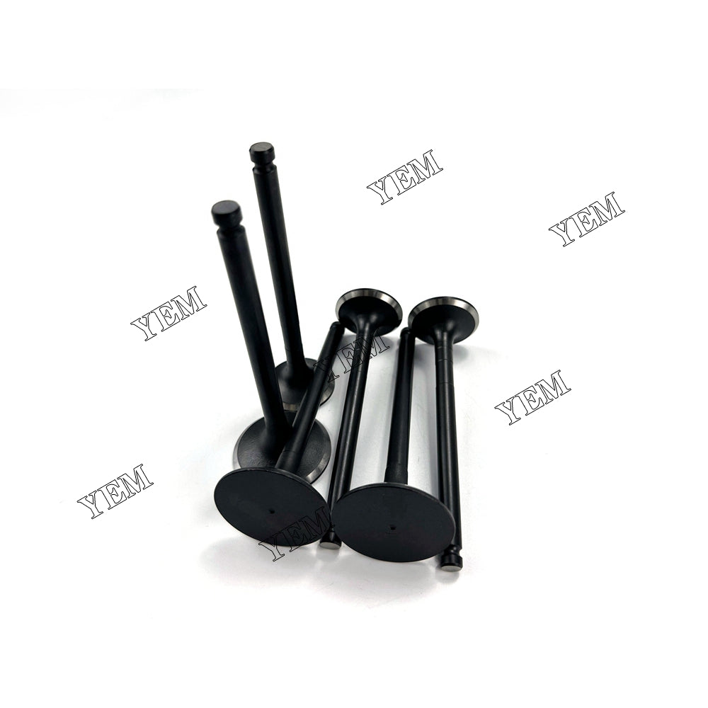 6X For Yanmar 3TNE88 Intake Valve With Exhaust Valve Diesel engine parts For Perkins