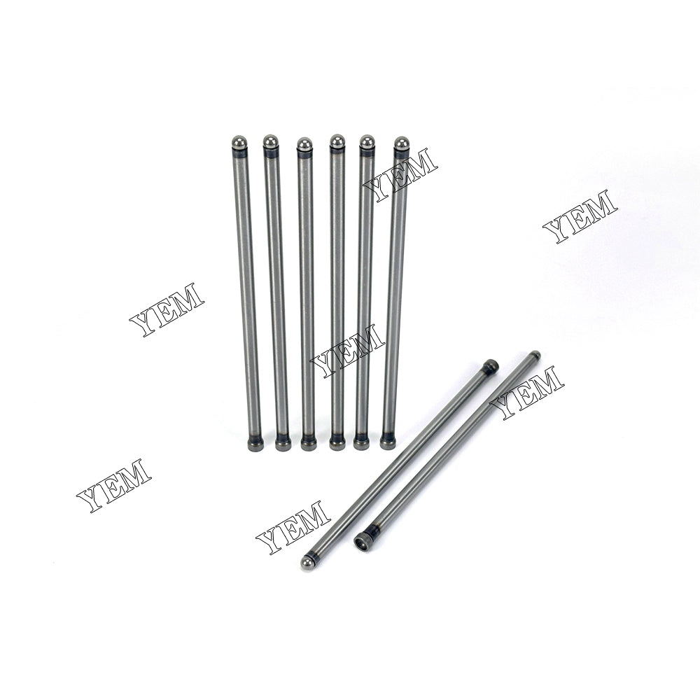 8X For Yanmar 4TNE86 Engine Push Rods Diesel engine parts For Yanmar