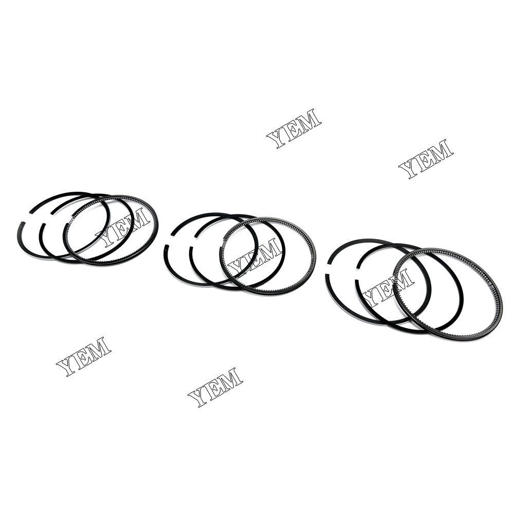 For Isuzu 3KC1 74.5mm Piston Ring+0.5mm 3 Cylinder Diesel Engine Parts For Isuzu