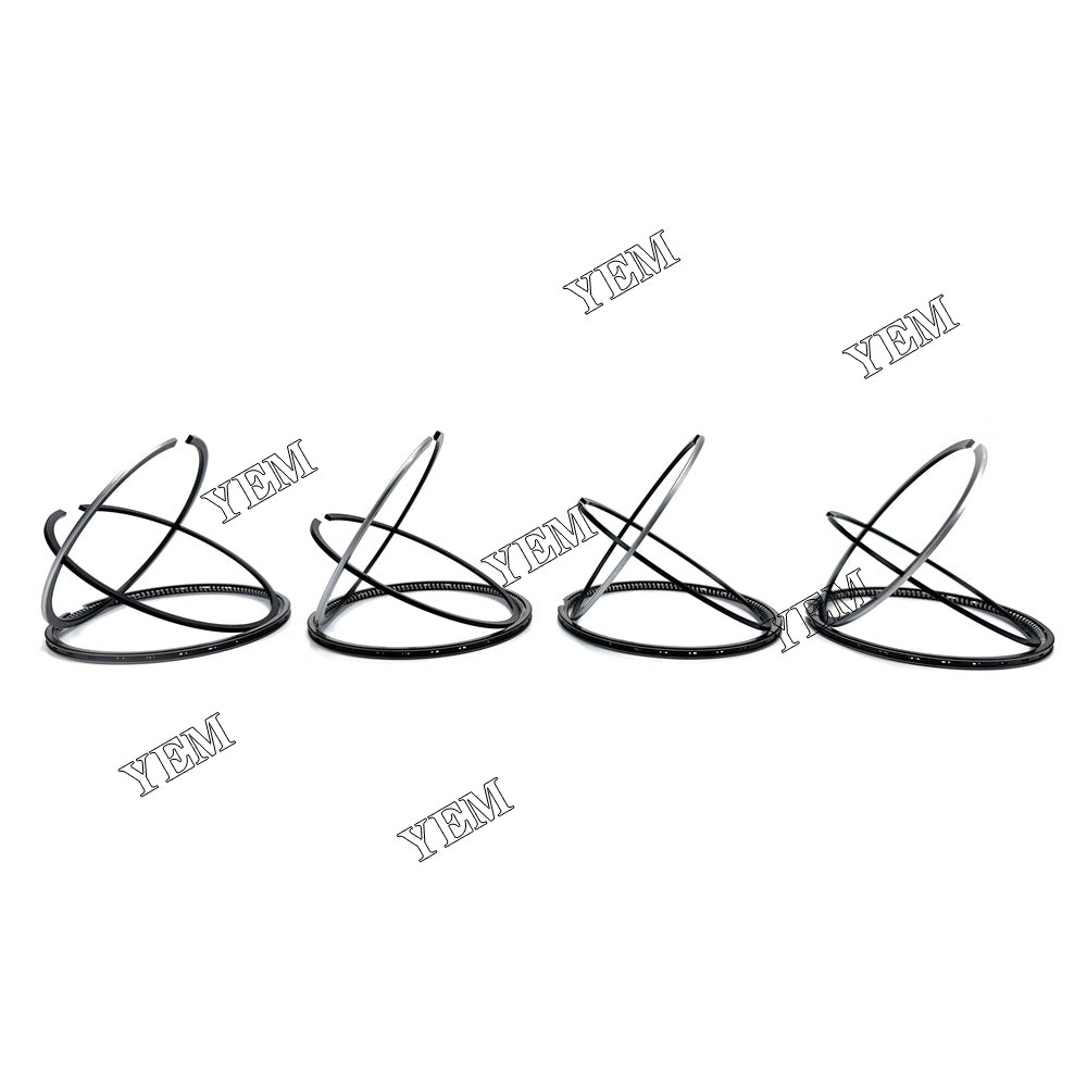 For Yanmar 4D88 88.5mm Piston Ring+0.5mm 4 Cylinder Diesel Engine Parts For Yanmar