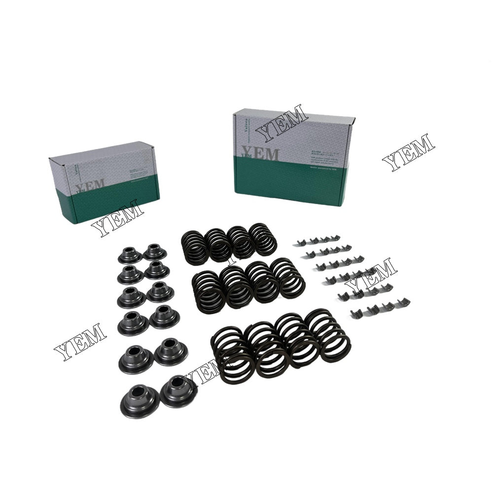 DE12T Valve Spring Kit Spring Seat & Retainer For Doosan / DEVELON (Fit One Engine) For Doosan / DEVELON
