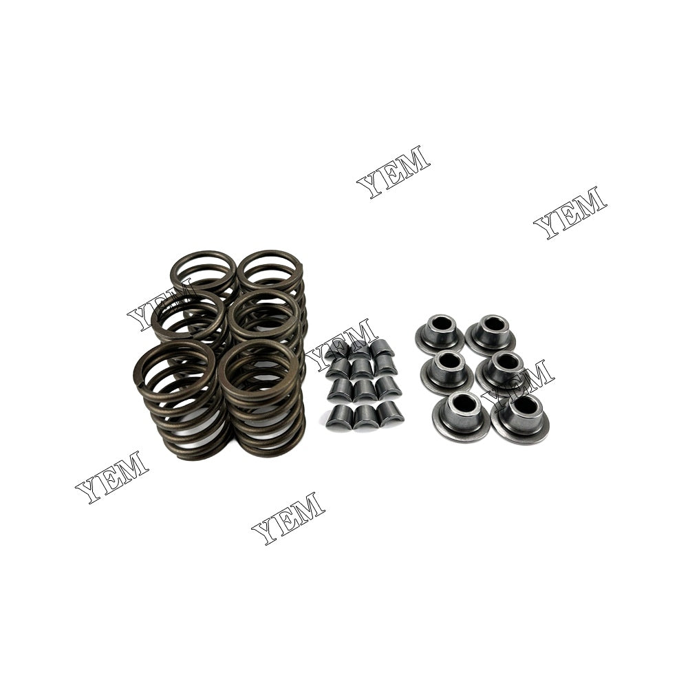 3TNM74 Valve Spring Kit Spring Seat & Retainer For Yanmar (Fit One Engine) For Yanmar