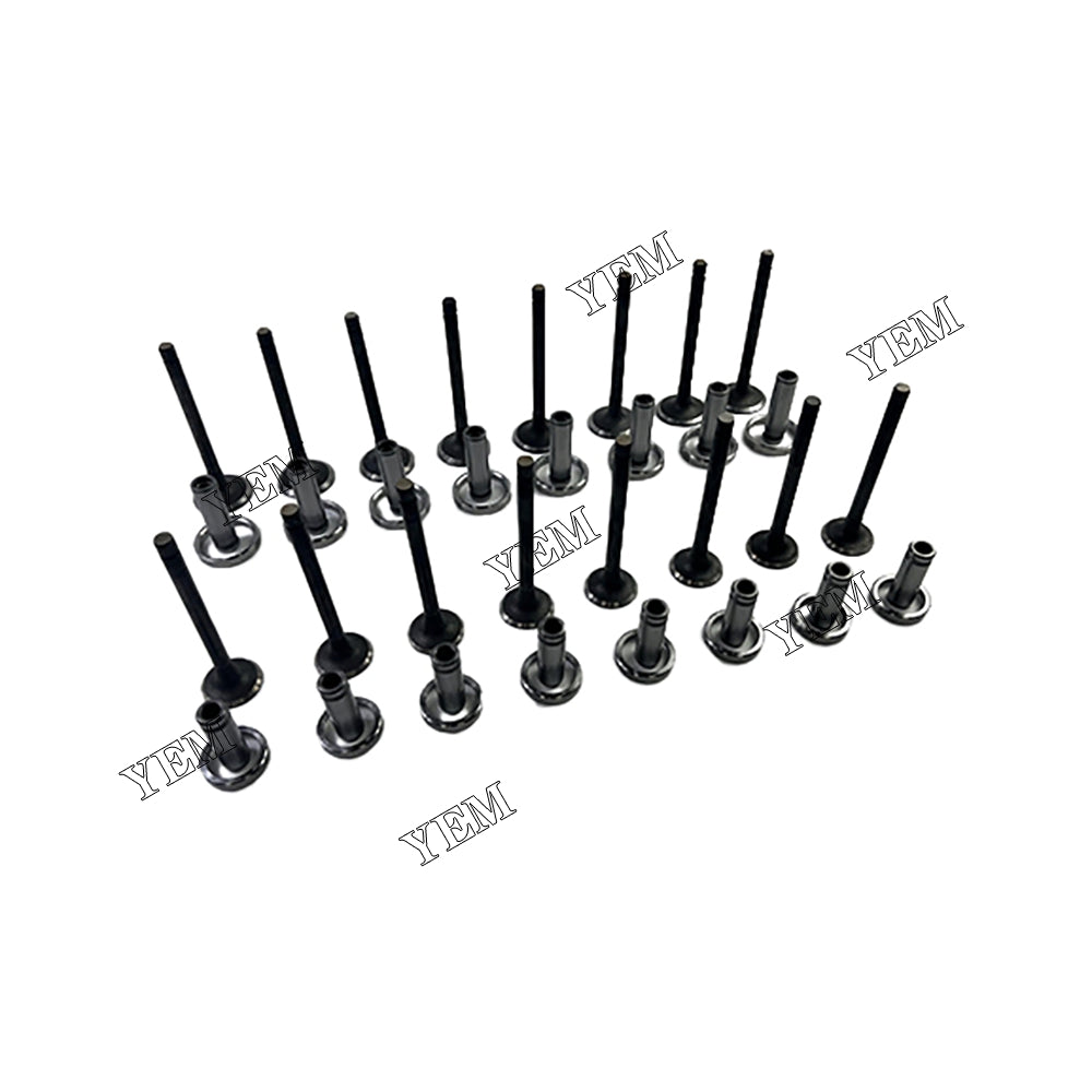 D24 Intake & Exhaust Valve Guide Seat Kit For Doosan / DEVELON E57W excavator For Doosan / DEVELON