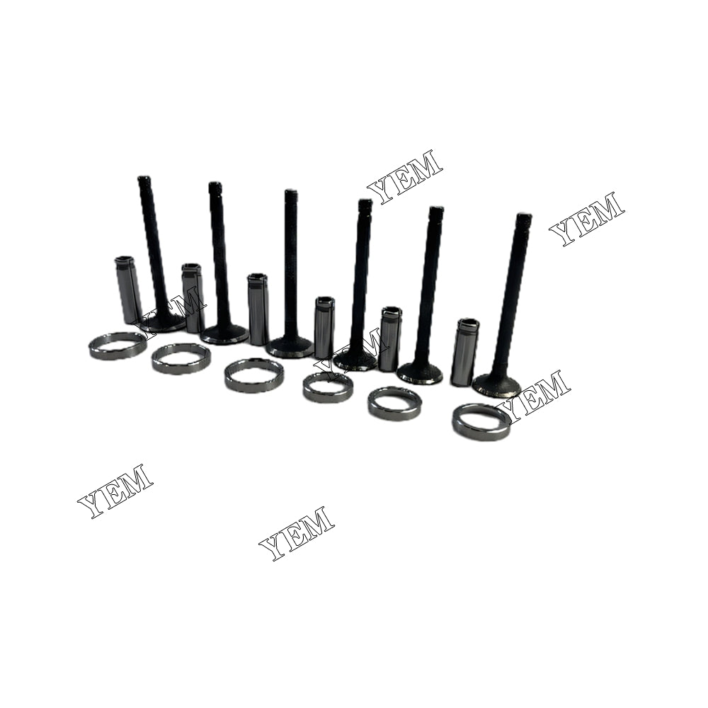 3AB1 Intake & Exhaust Valve Guide Seat Kit For Isuzu Iseki TS3510 TS4510 tractor For Isuzu