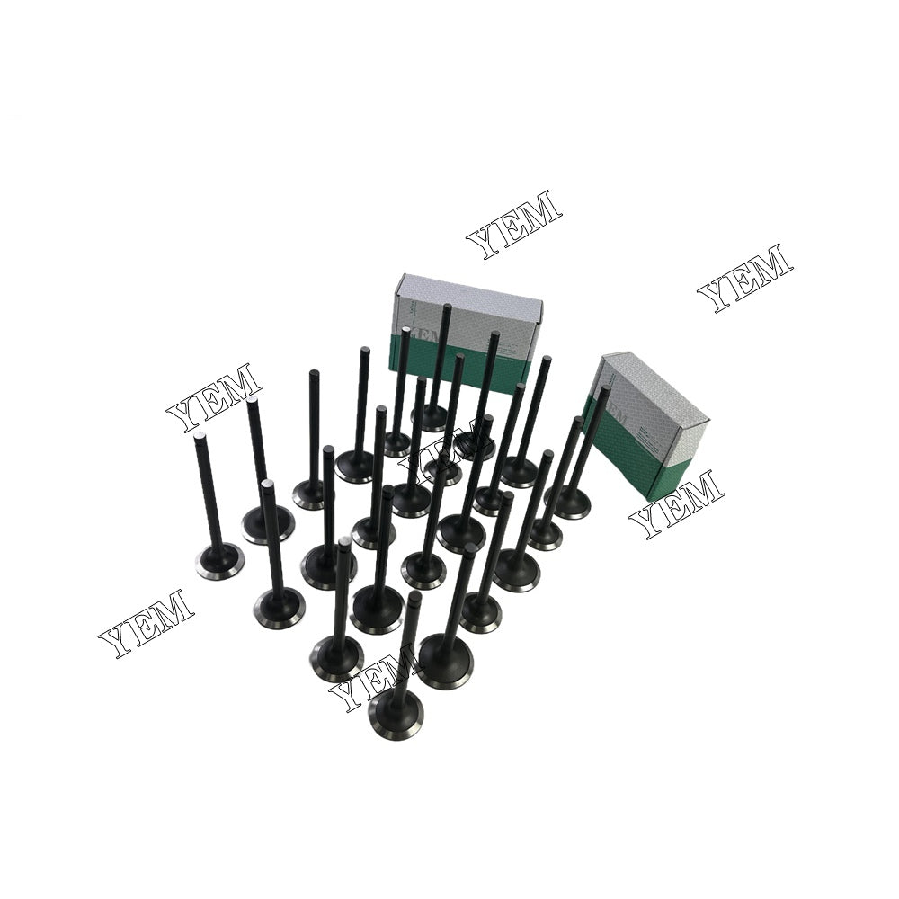 24 PCS S6B3 Intake Valve & Exhaust Valve Kit For Mitsubishi For Mitsubishi