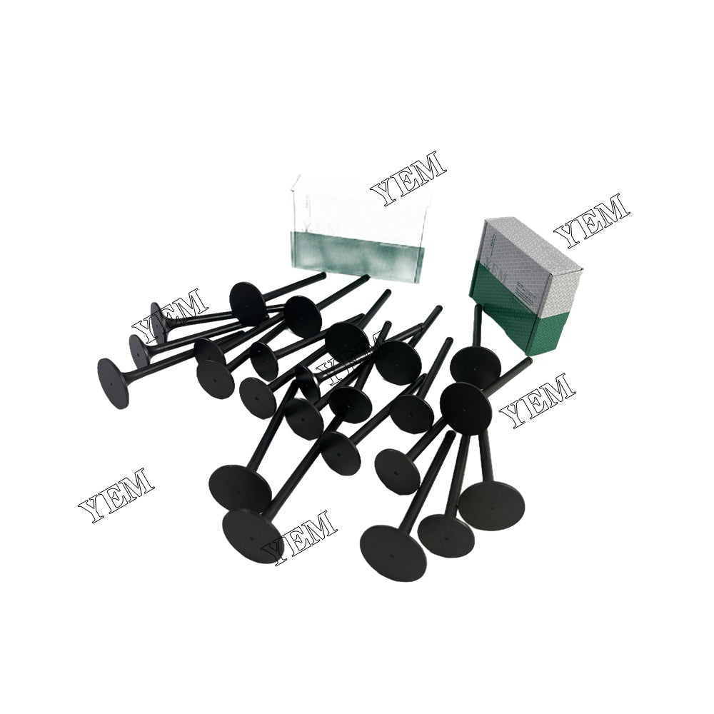 24 PCS 3064 Intake Valve & Exhaust Valve Kit For Caterpillar For Caterpillar