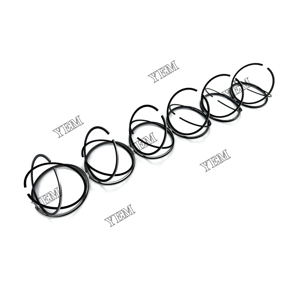 6PCS QSM11 Piston Rings Set STD For Cummins R 480 LC 9 excavator