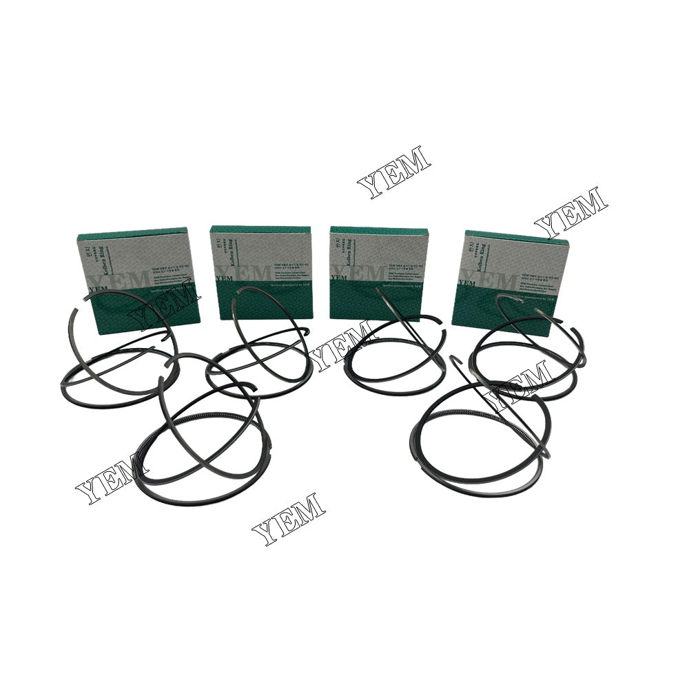 6PCS D6D Piston Rings Set STD For Volvo D6D Engine For Volvo