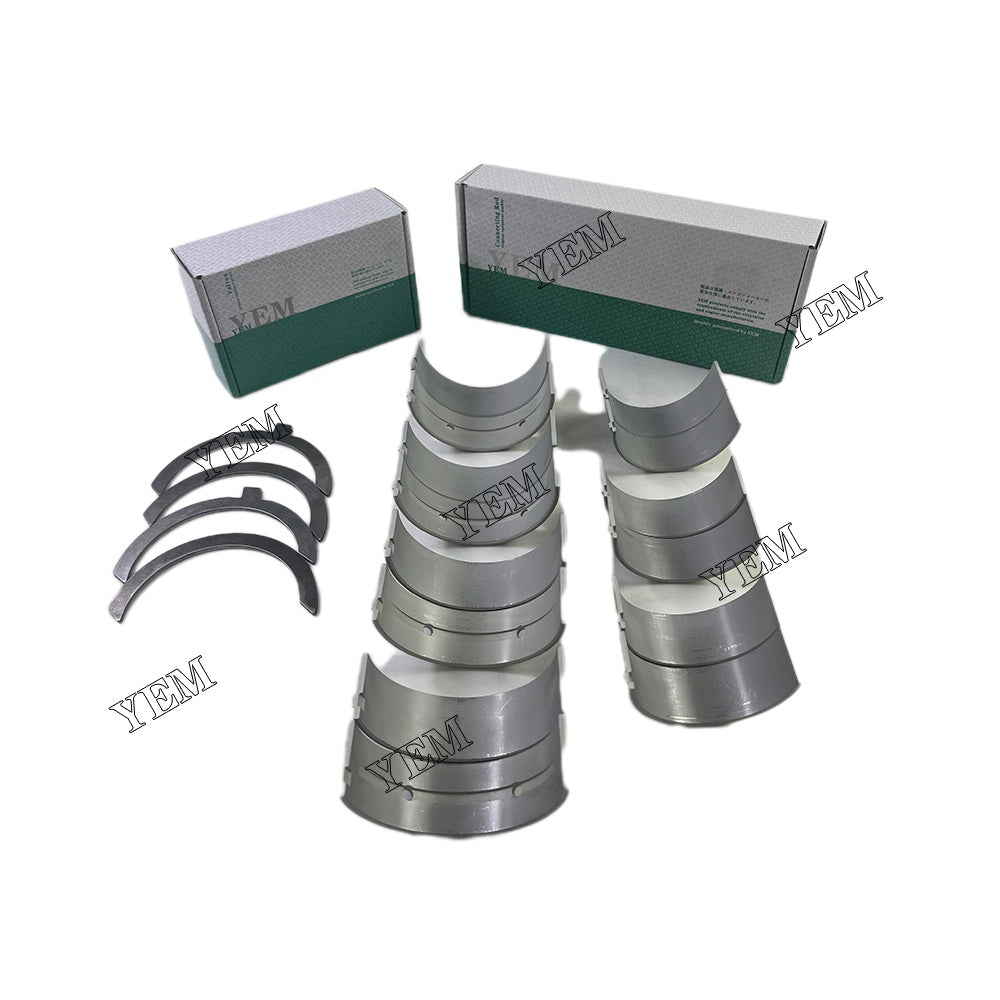 K3G Main Bearing And Connecting Rod Bearin Kit & Thrust Washer Set For Mitsubishi