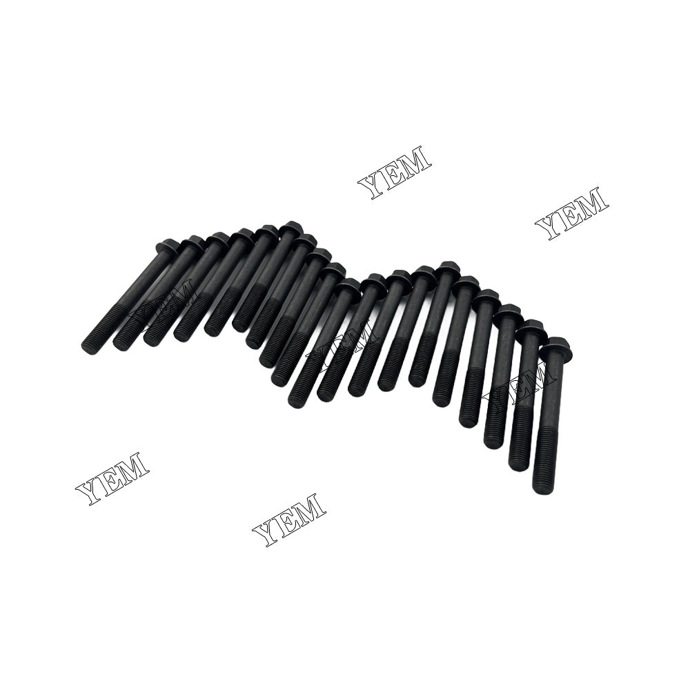19PCS C201 Cylinder Head Bolt Set For Isuzu C201 Engine For Isuzu