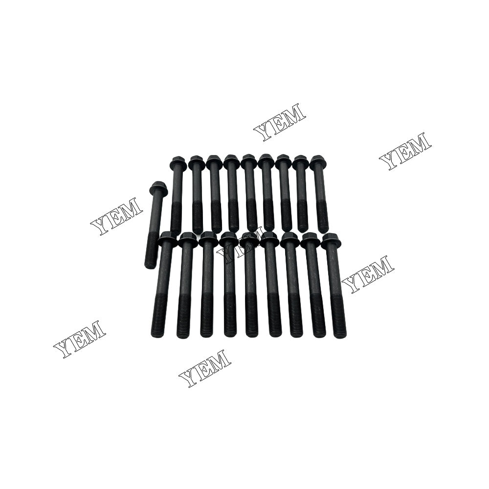 19PCS C190 Cylinder Head Bolt Set For Isuzu C190 Engine For Isuzu