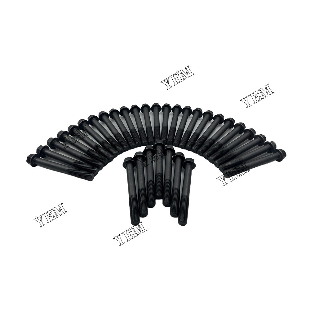 32PCS 1006-60 Cylinder Head Bolt Set For Perkins 1006-60 Engine For Perkins