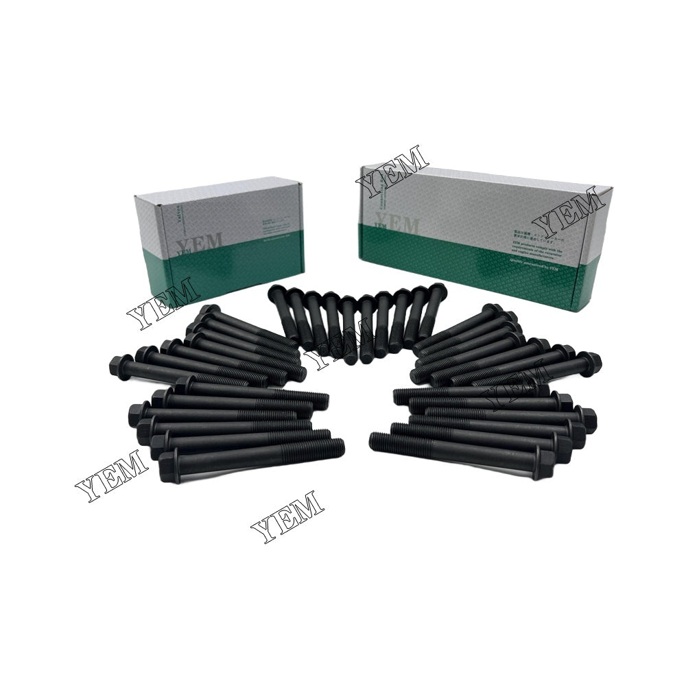 36PCS D926T Cylinder Head Bolt Set For Liebherr Excavator For Liebherr