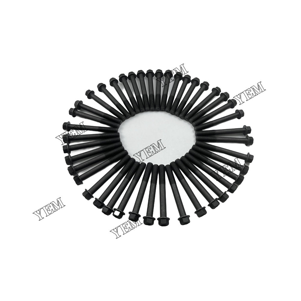 42PCS 6D125 Cylinder Head Bolt Set For Komatsu excavator