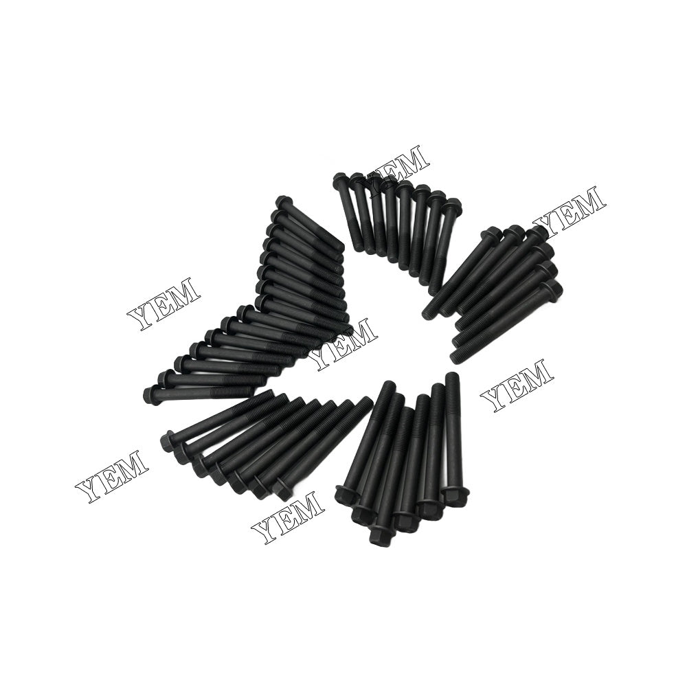42PCS 6D125 Cylinder Head Bolt Set For Komatsu excavator For Komatsu