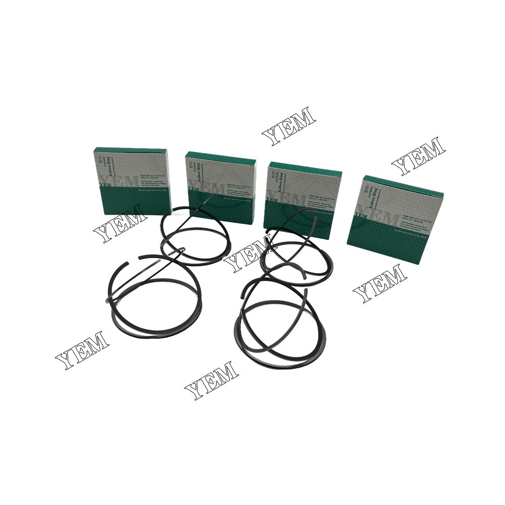 4PCS 4M41 Piston Rings Set STD For Mitsubishi Truck klift parts For Mitsubishi