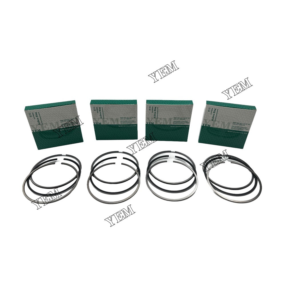 4PCS D34 Piston Rings Set STD 98mm For Doosan / DEVELON D70S-7 diesel klift For Doosan / DEVELON