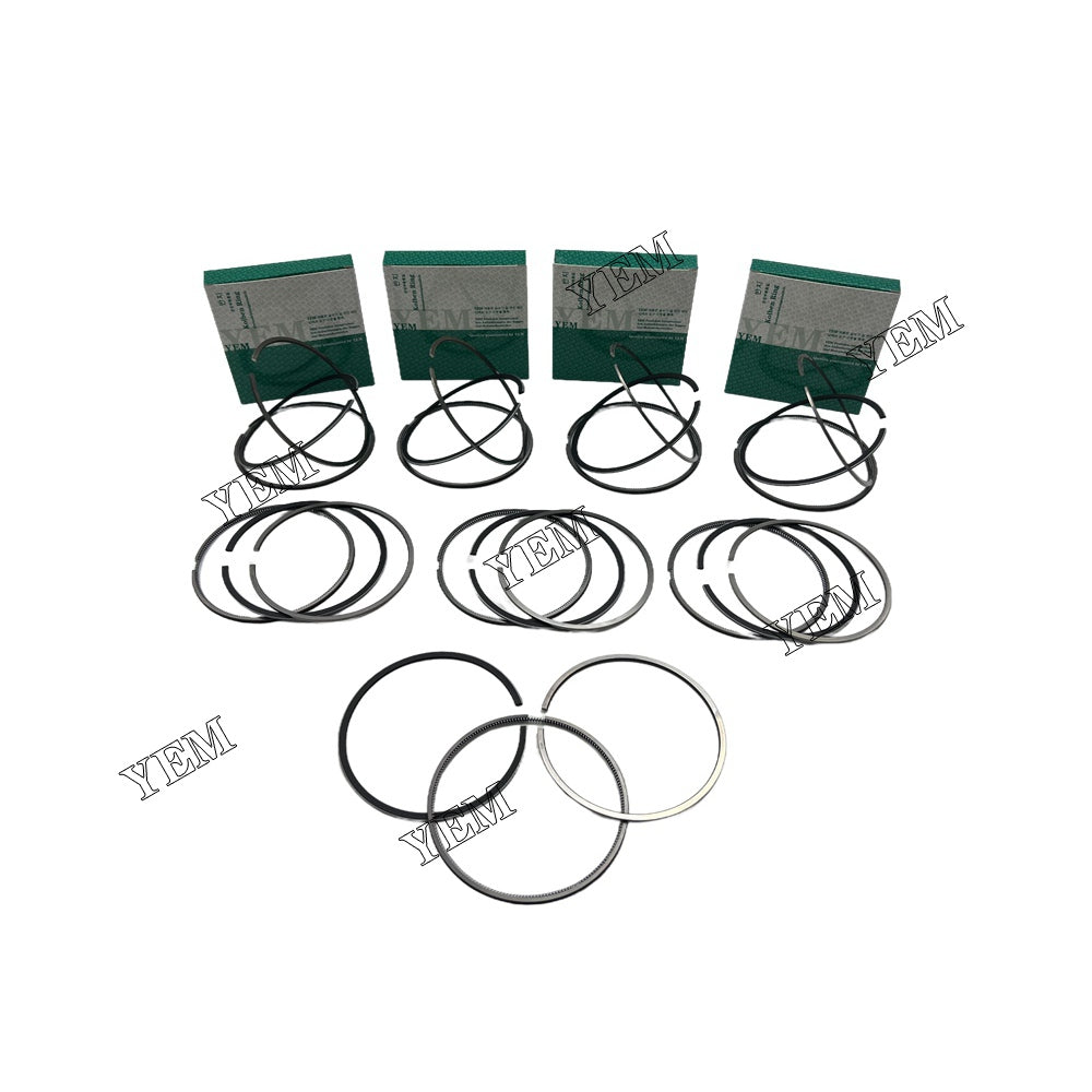 8PCS 3208 Piston Rings Set STD 114.3m For Caterpillar m excavator For Caterpillar
