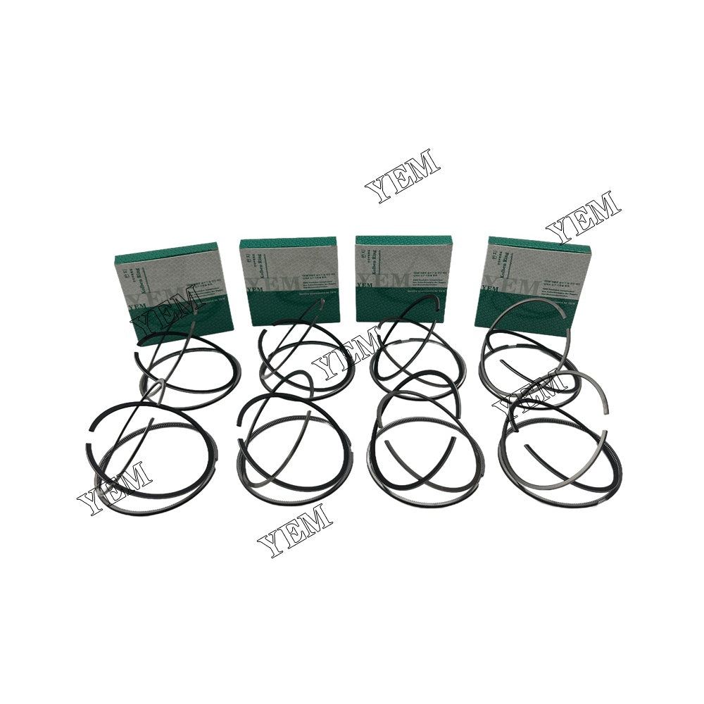 8PCS 8DC9 Piston Rings Set STD For Mitsubishi 8DC9 Engine For Mitsubishi