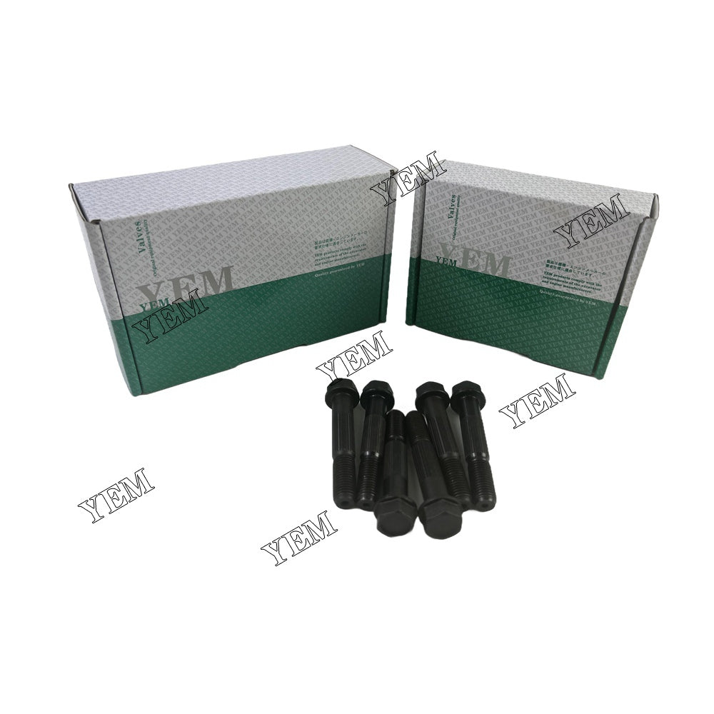 6PCS 3TNV74 Connecting Rod Bolt For Yanmar Excavator parts For Yanmar
