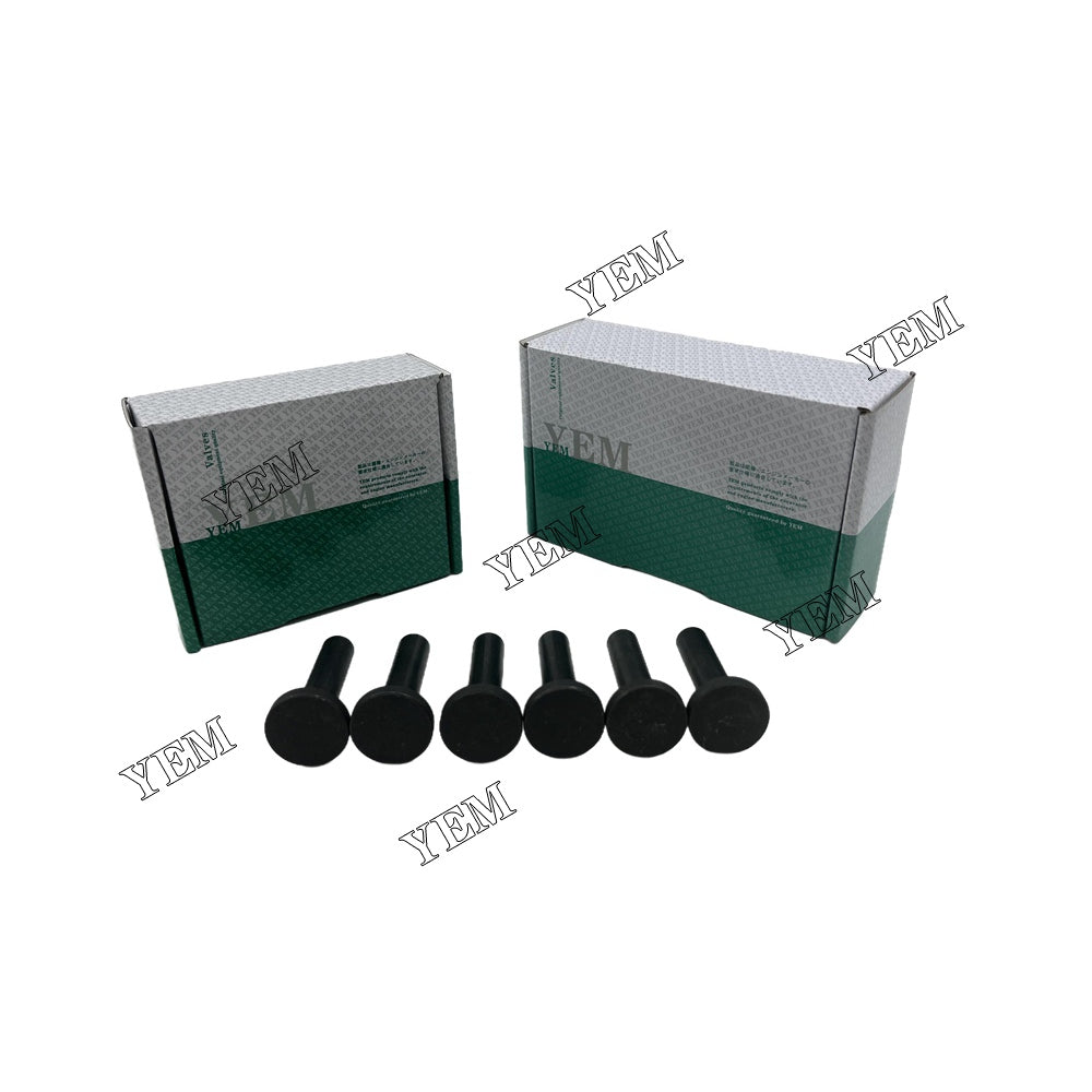 6PCS 3TNV84 Valve Tappet For Yanmar Gehlmax-IHI 30 NX-2 excavator For Yanmar