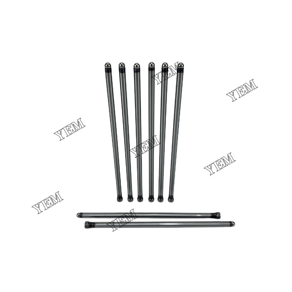 8PCS 4TNV88 Push Rod For Yanmar Valve John Deere GM50 EF342J 6550 4240E
