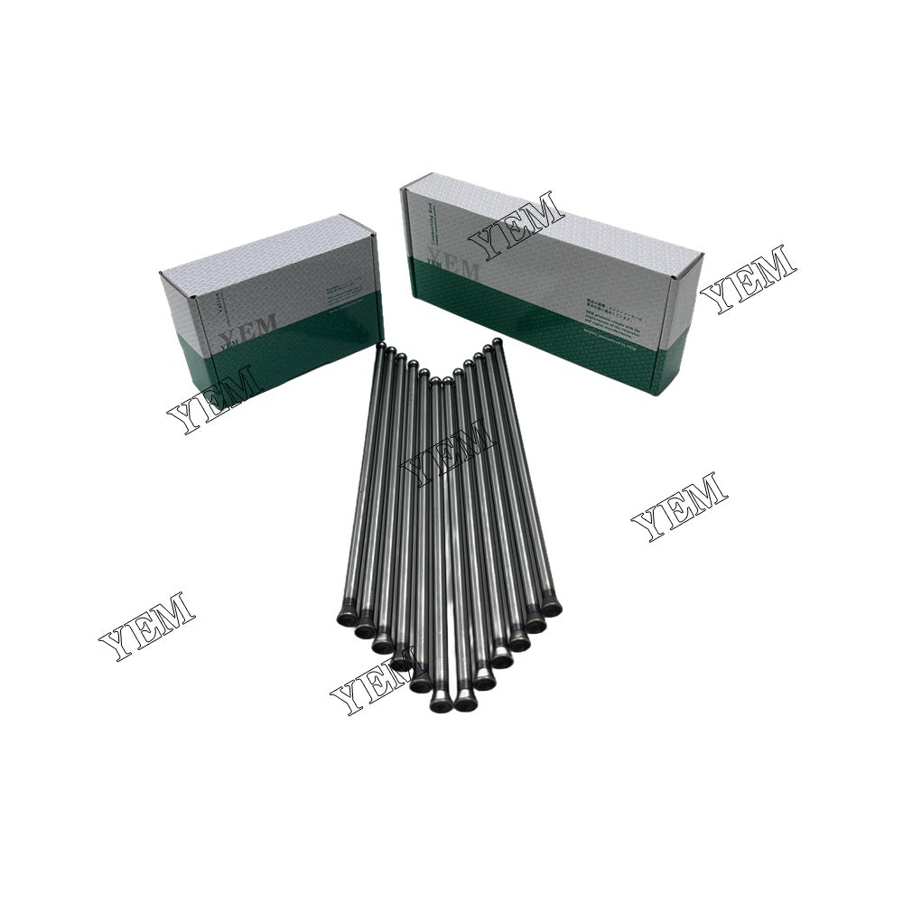 12PCS DE12T Valve Push Rod For Doosan / DEVELON 330 LC-V excavator For Doosan / DEVELON