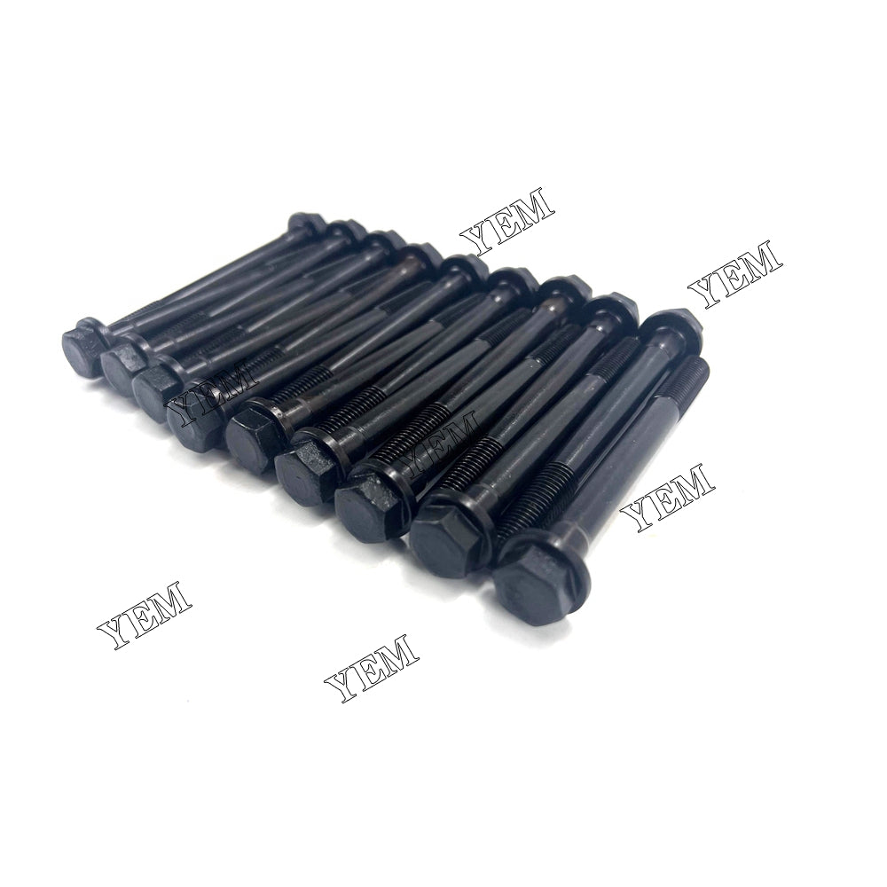 Good quality For Yanmar 4TNE84 Head Bolt Set 18PCS installed one engine For Yanmar