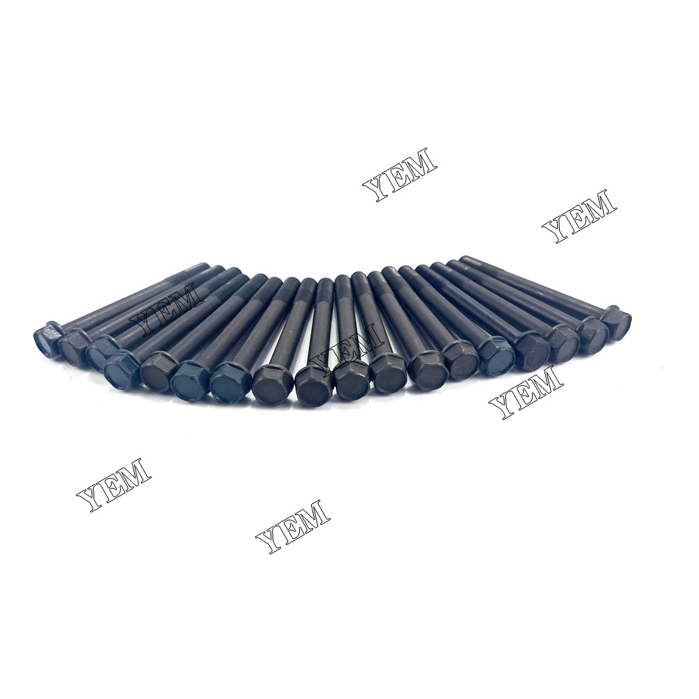 Good quality For Volvo D3.8 Head Bolt Set 1C010-03450 18PCS installed one engine For Volvo