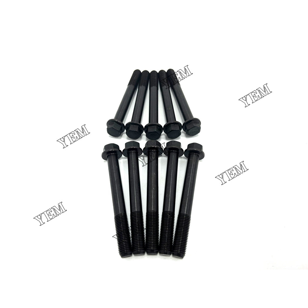 Good quality For Kubota ZB600 Head Bolt Set 10PCS installed one engine For Kubota