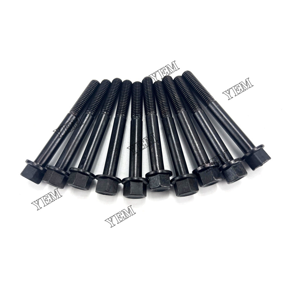 Good quality For Kubota Z482 Head Bolt Set 10PCS installed one engine For Kubota