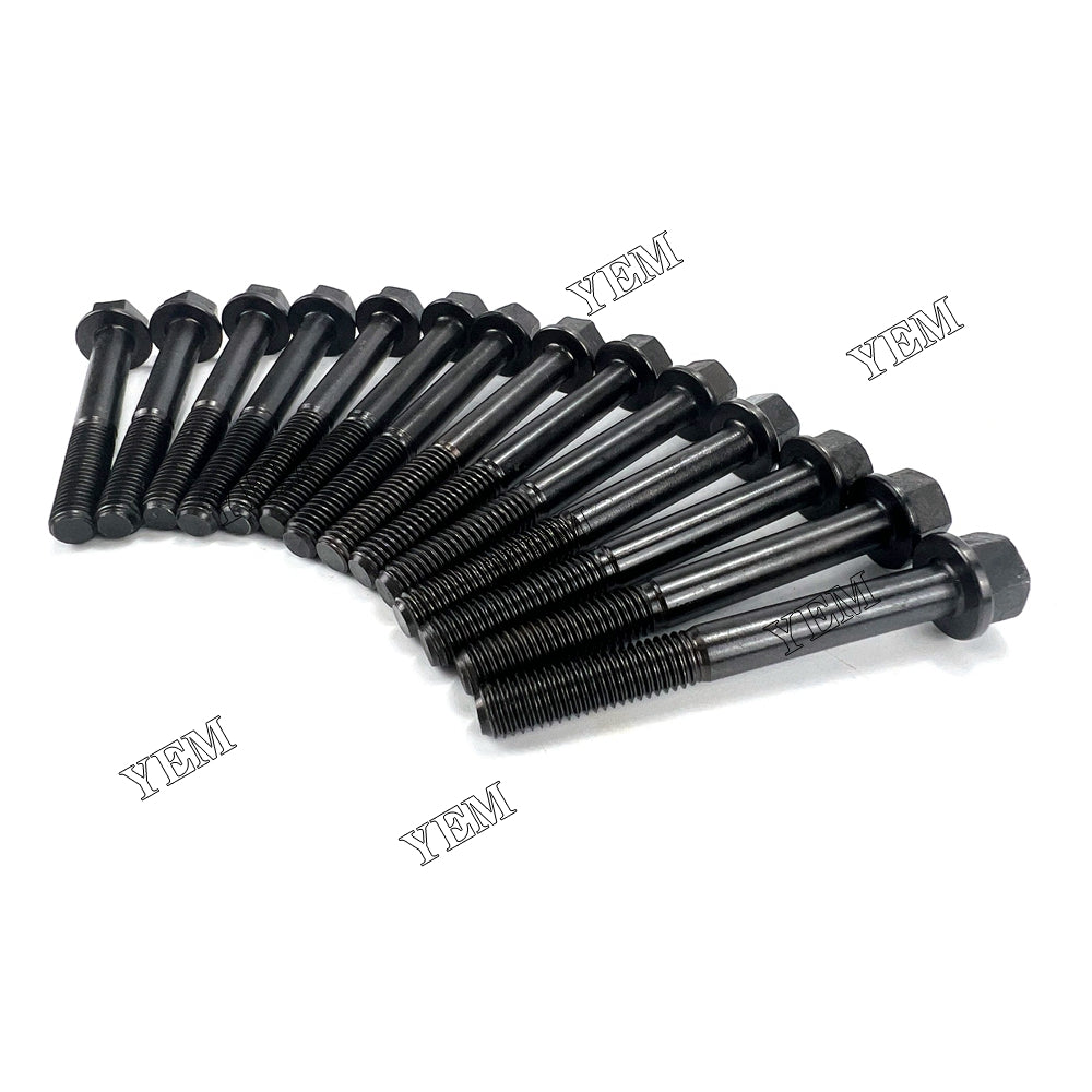 Good quality For Kubota WG972 Head Bolt Set 14601-03450 14PCS installed one engine For Kubota