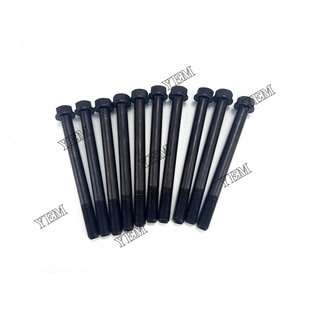 Good quality For Kubota V1505 Head Bolt Set 18PCS installed one engine For Kubota